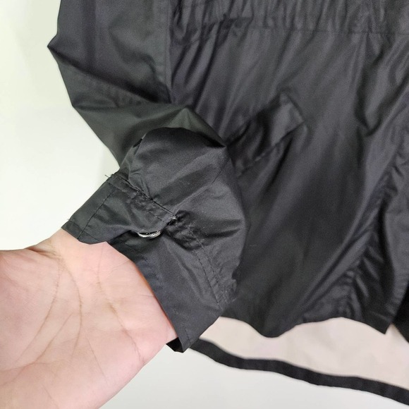 Hunter‎ Original Swing Jacket Women's L Black Hooded Cinch Waist Lightweight - Picture 5 of 14